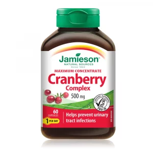 Jamieson Cranberry Complex 500mg, 60 Capsules