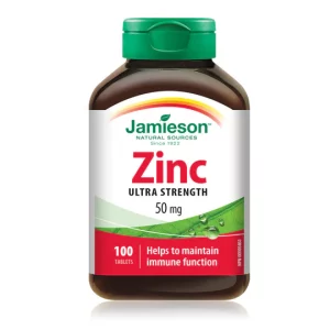 Jamieson Zinc 50mg 100ct Tablets