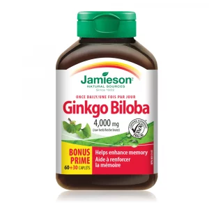 Jamieson Ginkgo Biloba 4000mg 90ct Caplets
