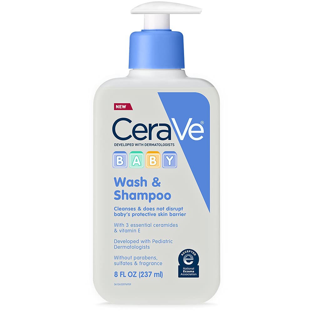Cerave Baby Wash & Shampoo 8oz (Packaging may vary) - Image 2