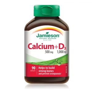 Jamieson Calcium + D3 Caplets 90ct