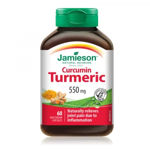 Jamieson Curcumin Turmeric 550mg 60 Veggie Capsules