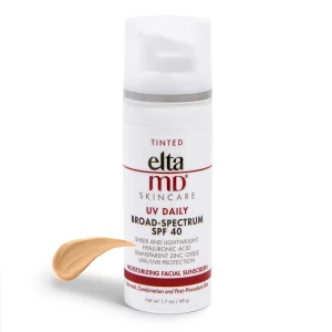 EltaMD UV Daily Moisturizer with SPF Tinted Face Sunscreen SPF 40