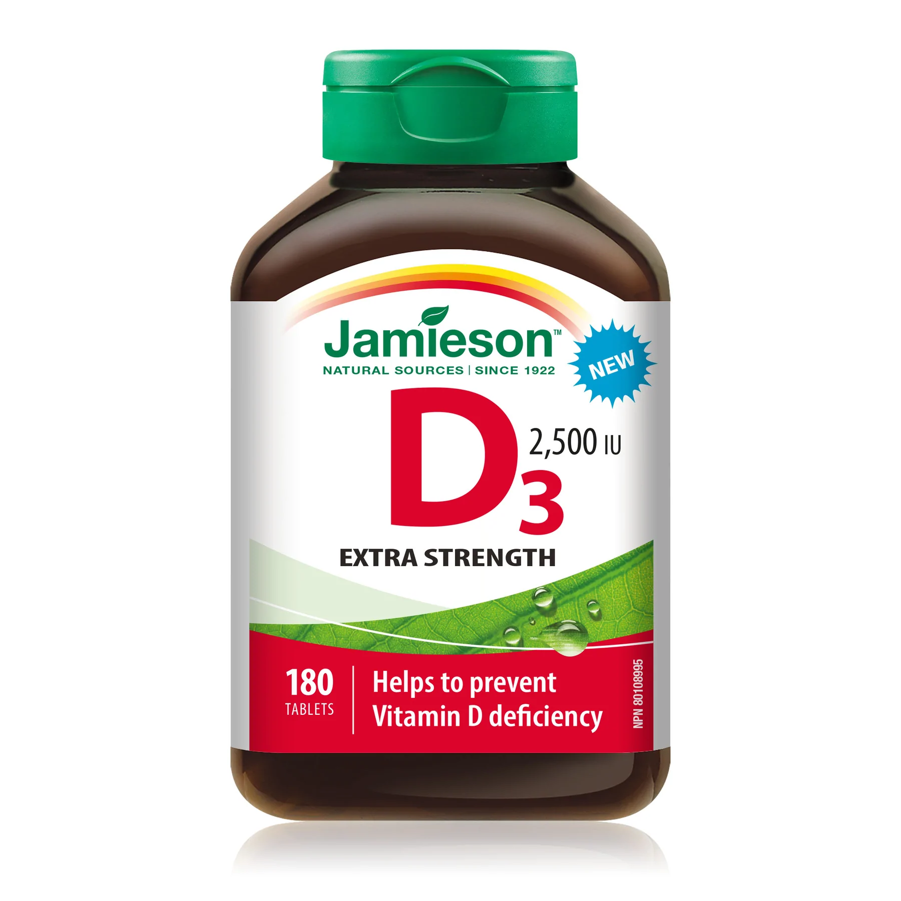 Jamieson Vitamin D 2500iu Extra Strength 180ct Tablets