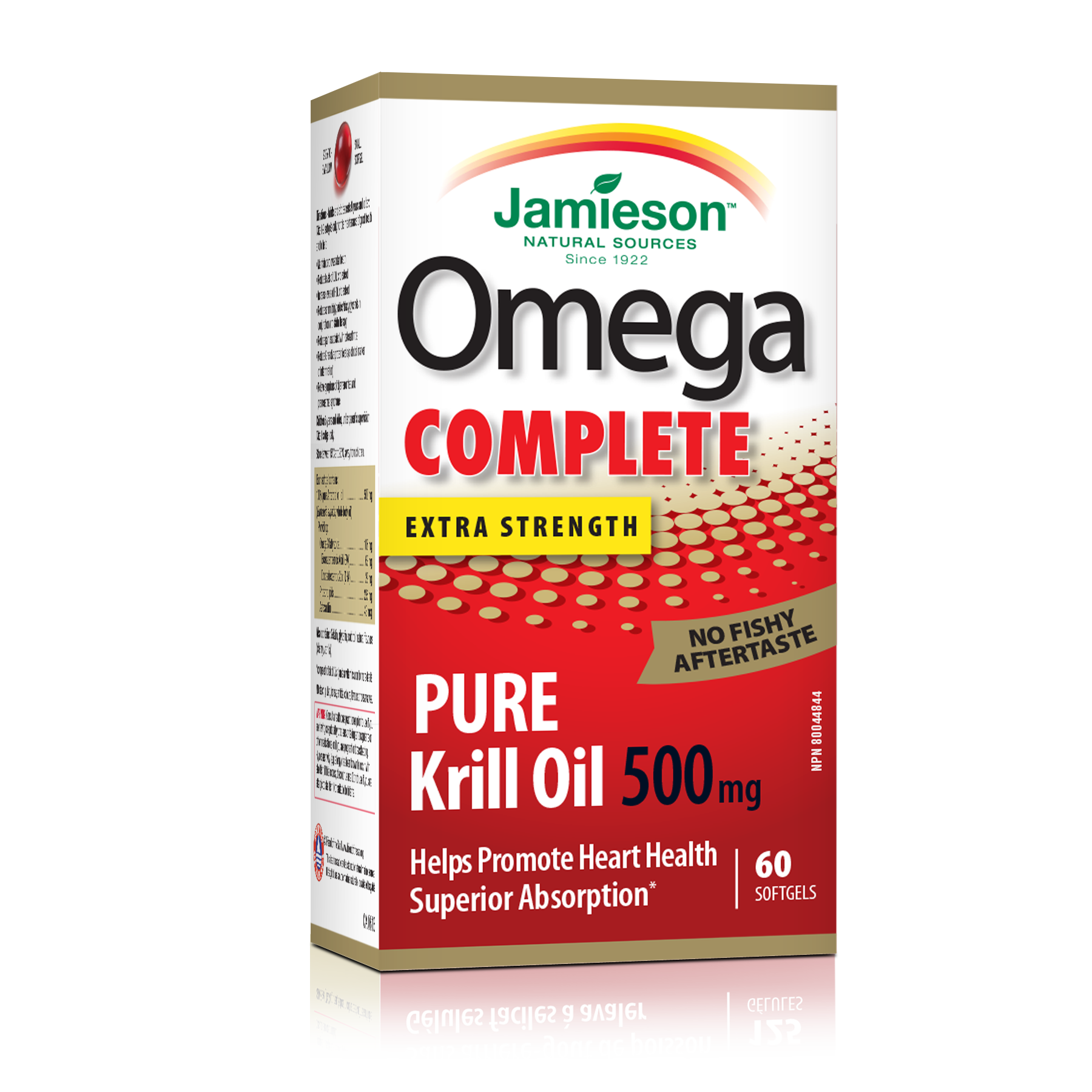 Jamieson Omega Complete Pure Krill Oil 500mg 60ct Softgels