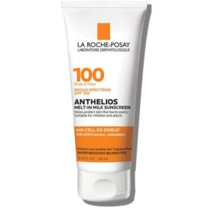 La Roche-Posay Anthelios Melt-in Milk Body & Face Sunscreen Lotion Broad Spectrum SPF 100,