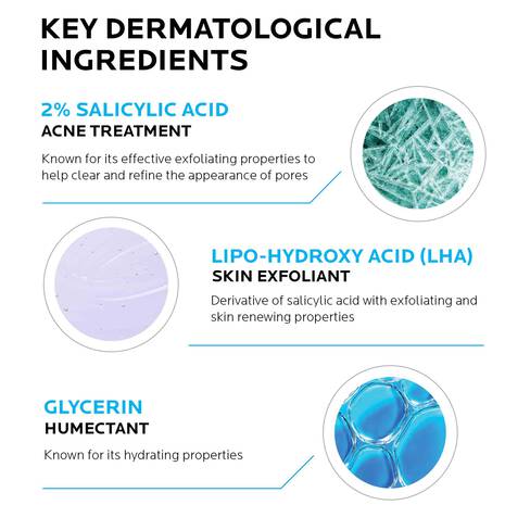 La Roche-Posay Effaclar Medicated Gel Facial Cleanser 6,76oz - Image 3