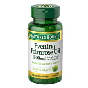 Nature's Bounty Evening Primrose 1000mg 60 ct Softgels