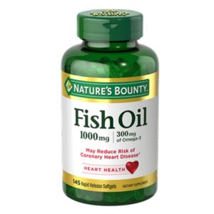 Nature's Bounty Fish Oil 145ct Softgels 1000mg