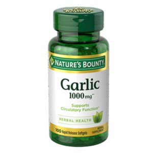 Nature's Bounty Garlic Extract 1000mg 100 Softgels