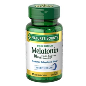 Nature's Bounty Melatonin 10mg 45ct Quick Dissolve Tablets