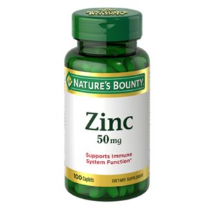 Nature's Bounty Zinc 50mg 100ct Tablets