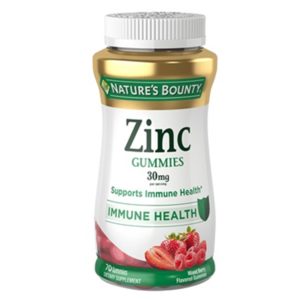 Nature's Bounty Zinc 30mg Gummies 70ct