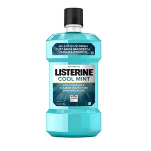 Alternative view of LISTERINE® Antiseptic Mouthwash COOL MINT 1liter