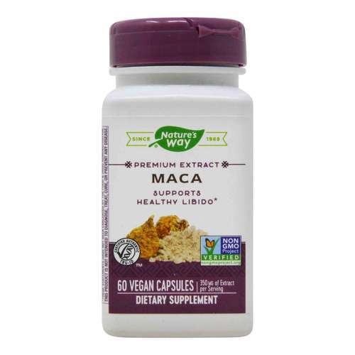 Nature's Way Maca 60 Vegan Capsules (Packaging may vary) - Image 2
