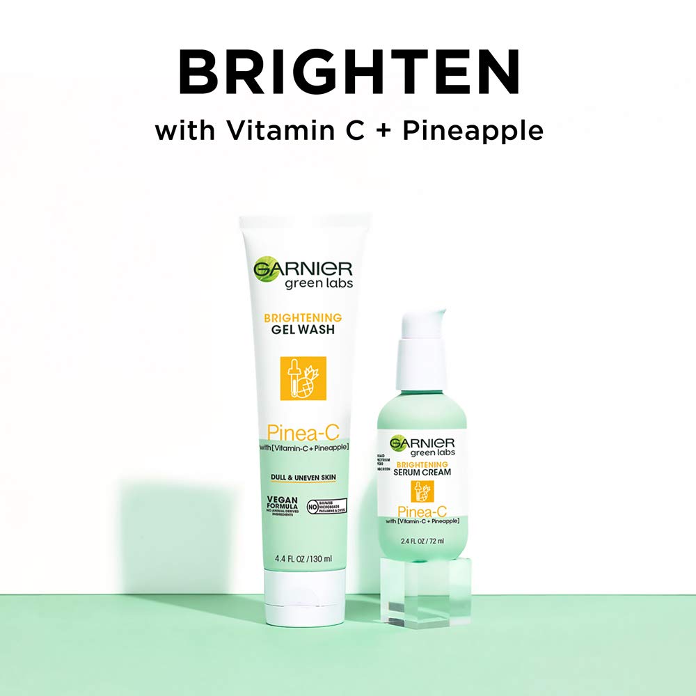 Garnier SkinActive Green Labs Pinea-C Brightening Serum Cream Moisturizer with SPF 30 and Vitamin C + Pineapple - Image 5