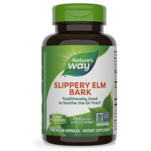 Alternative view of Nature's Way Slippery Elm, 100 Vegan Caps