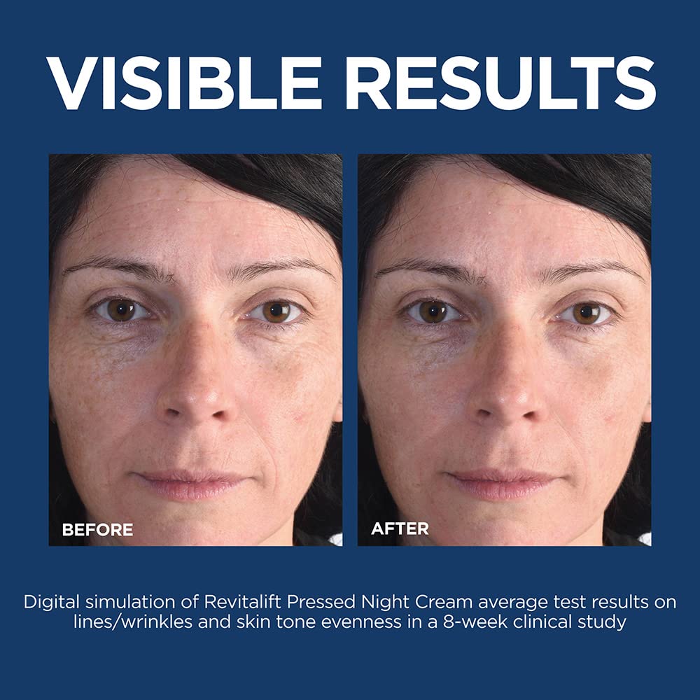 L'Oreal Paris Revitalift Pressed Night Cream with Retinol, Niacinamide, Visibly Reduce Wrinkles - Image 8