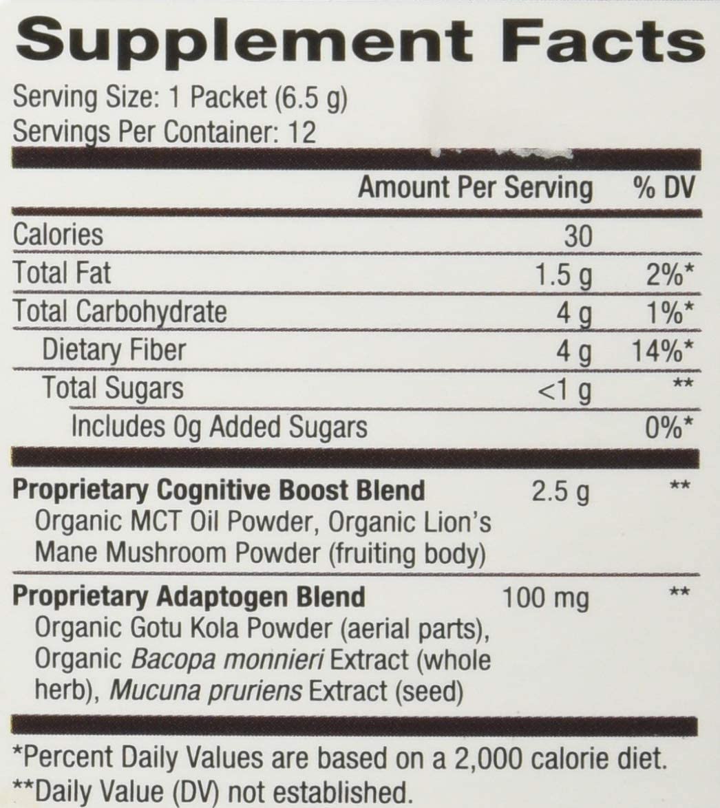 BareOrganics On-The-go 12ct Focus Blend (Superfood Water Enhancer) - Image 4