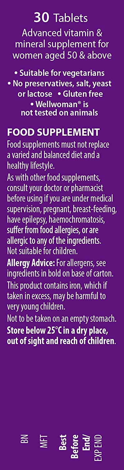 Vitabiotics Wellwoman 50+ 30ct - Image 3