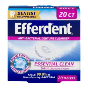 Efferdent Essential Clean 5-in-1 Cleansing System, 20.0 CT
