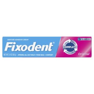 Fixodent Complete Original Denture Adhesive Cream, 2.4 o