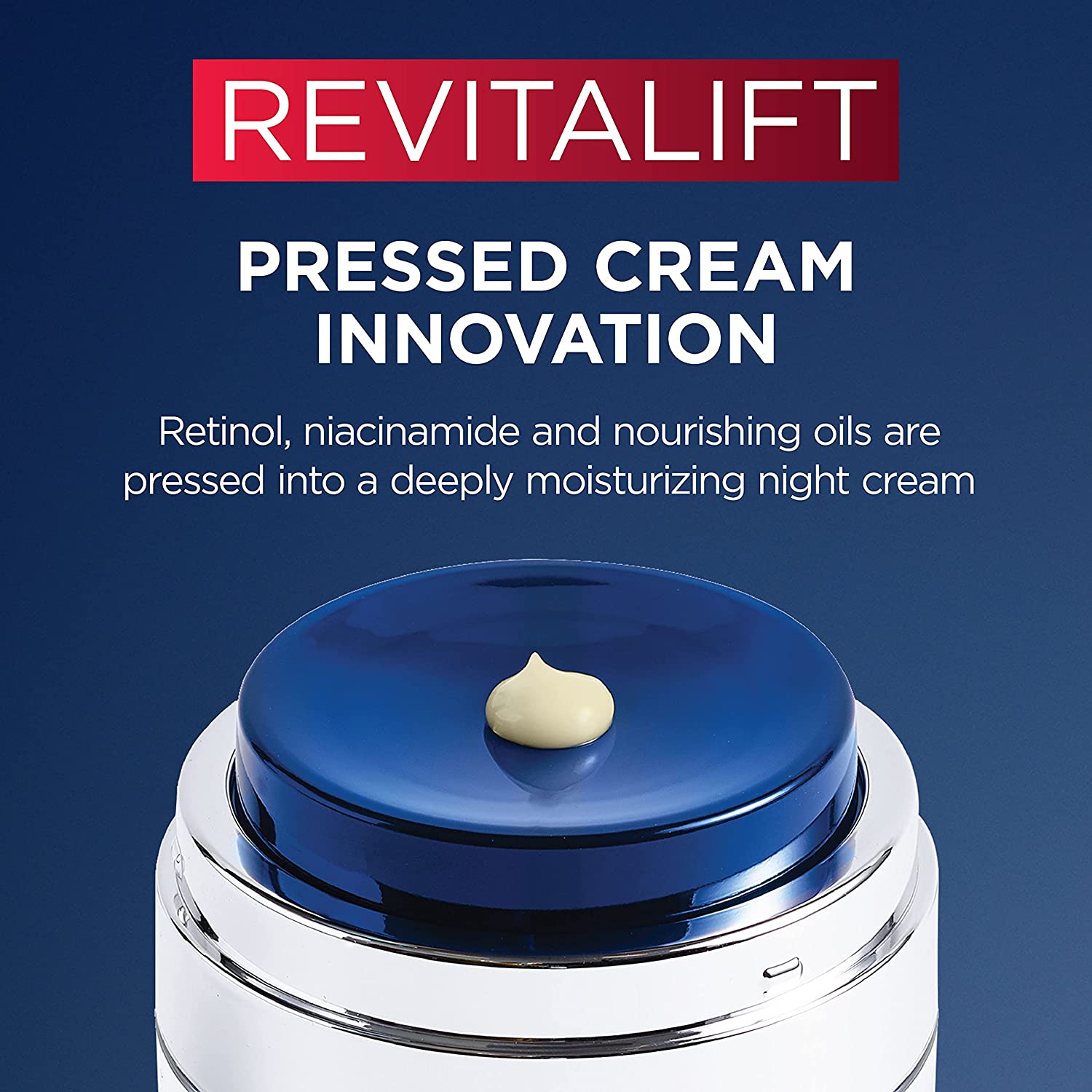 L'Oreal Paris Revitalift Pressed Night Cream with Retinol, Niacinamide, Visibly Reduce Wrinkles - Image 5