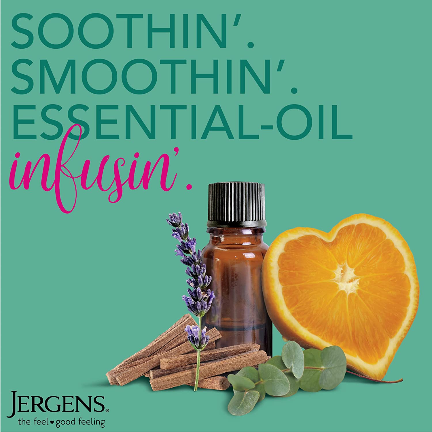 Jergens Sweet Citrus Body Butter Body and Hand Lotion, Moisturizer, 7 Ounce - Image 5