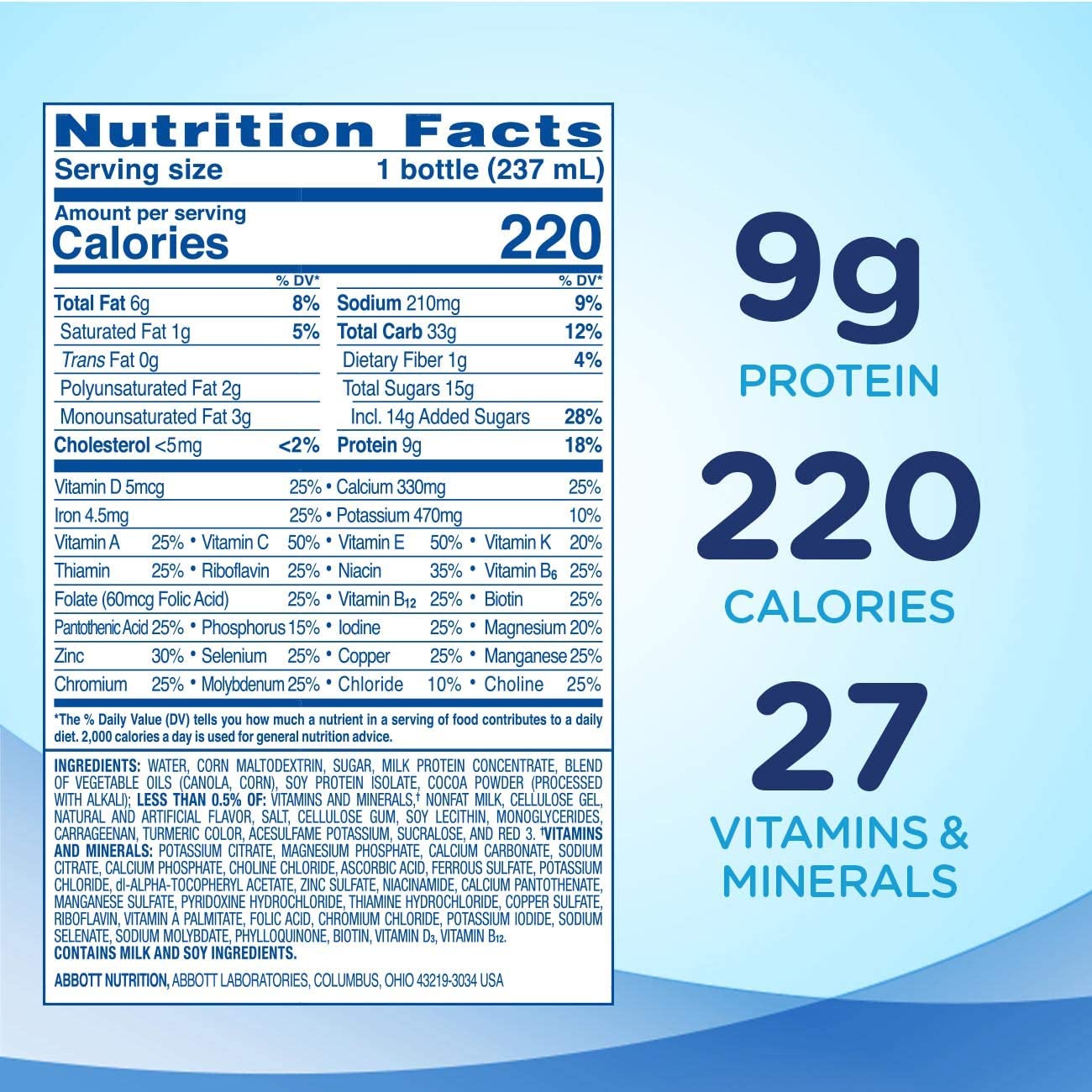 Ensure Original Nutrition Shake with 9 grams of protein, Meal Replacement Shakes, Milk Chocolate, 8 fl oz, each - Image 4