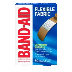 Band-Aid Brand FlexibleFabric Adhesive Bandages, Assorted Sizes, 30 ct