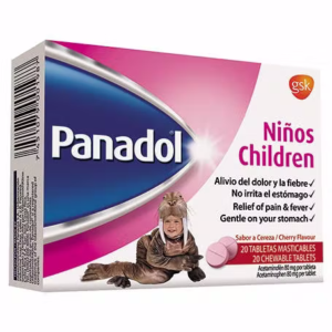 Panadol Children Chewable Tablets 20ct