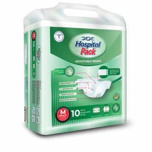 Hospital Pack Adjustable Briefs Adult Medium, 10pk - Image 3