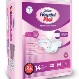 Hospital Pack Adjustable Briefs Adult Extra-Large, 14ct