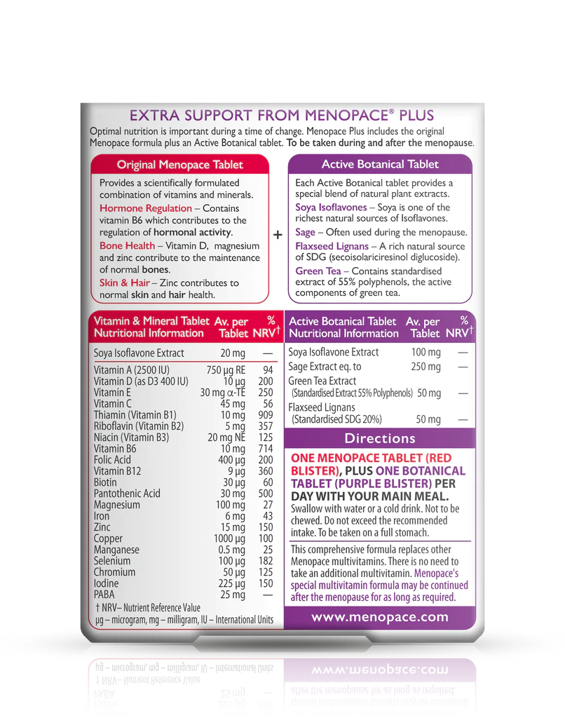 Vitabiotics Menopace Plus 56ct - Image 3