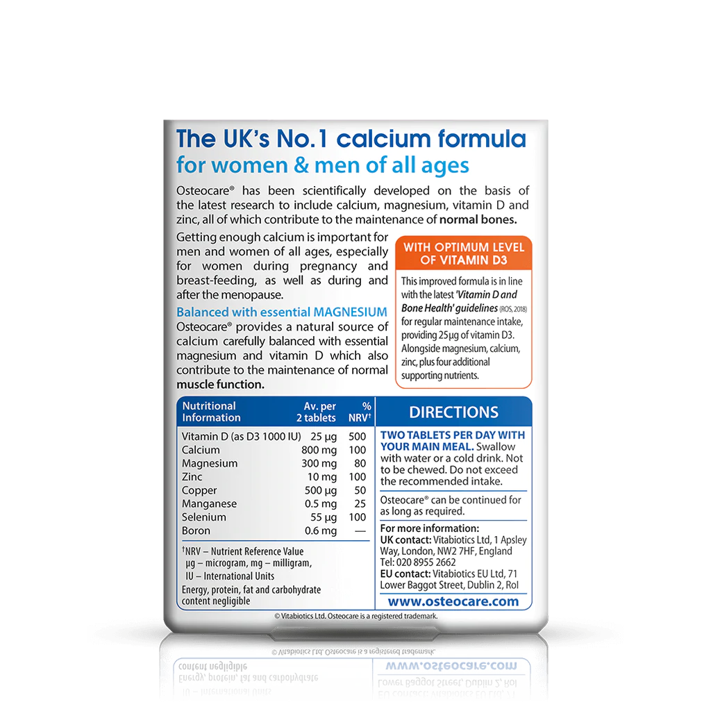 Vitabiotics Osteocare Tablets 30ct - Image 4