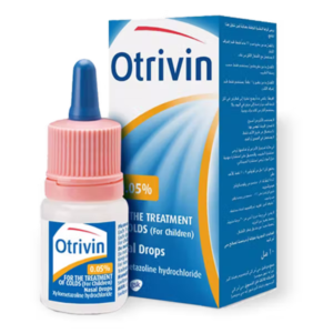 Otrivin 0.05% Pediatric Nasal Drops- (Packaging may vary)
