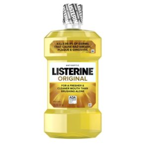 Listerine Original Antiseptic Oral Care Mouthwash, 1L