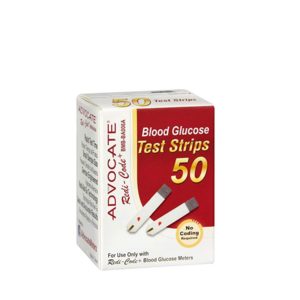 Advocate Redi-Code Plus Glucose Test Strips, 50 count