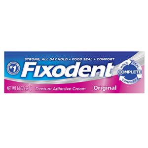 Fixodent Complete Original Denture Adhesive Cream 1.4 Oz