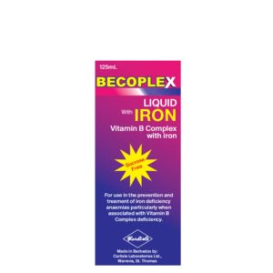 Becoplex Liquid with Iron, Vitamin B Complex 125ml