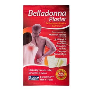 Belladonna Plaster 28cm x 17.5cm (x1)