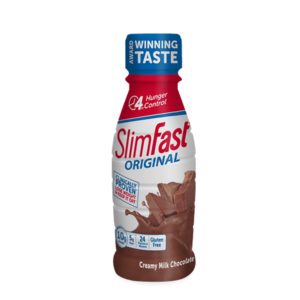 SlimFast Protein Shake, Original Creamy Milk Chocolate, 10g of Ready to Drink Protein for Weight Loss, 11 Fl. Oz Bottle