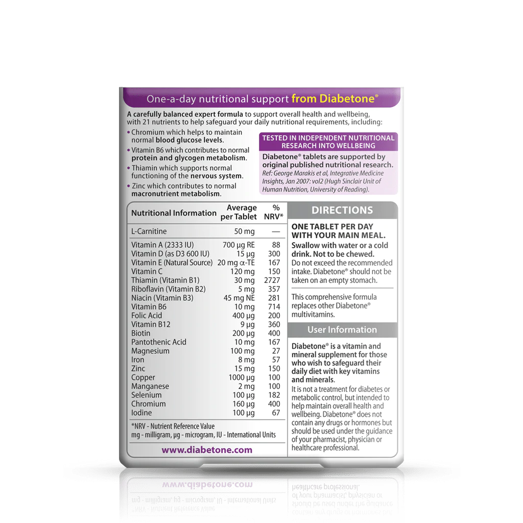 Vitabiotics Diabetone Original 30ct - Image 3