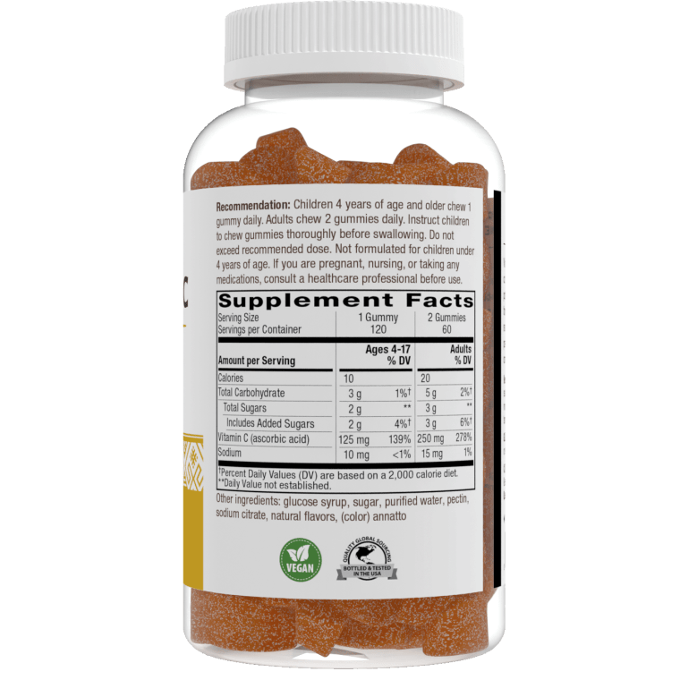 Nature's Way Vitamin C Gummies 120ct - Image 4