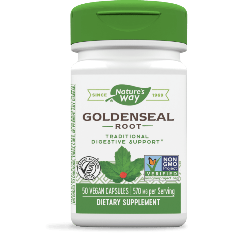 Nature's Way Goldenseal Root 50 Vegan Capsules