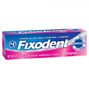Fixodent Denture Adhesive Cream Original 0.75 oz