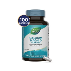 Nature's Way Calcium, Magnesium & Zinc 100 Capsules (Packaging May Vary)