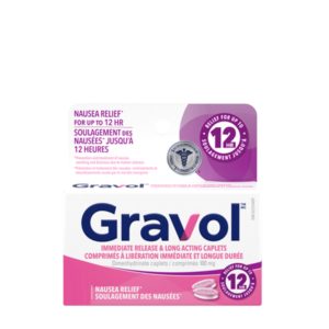 Gravol Immediate Release & Long Acting Caplets , 100mg, 8ct