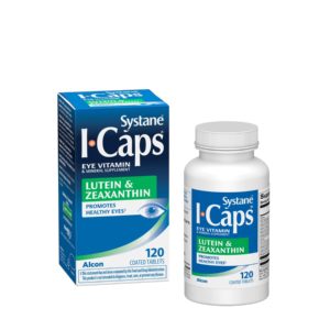 Systane ICaps Eye Vitamin & Mineral Supplement, Lutein & Zeaxanthin Formula, 120 Coated Tablets