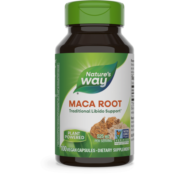 Nature's Way Maca 60 Vegan Capsules (Packaging may vary)